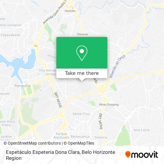 Espetáculo Espeteria Dona Clara map