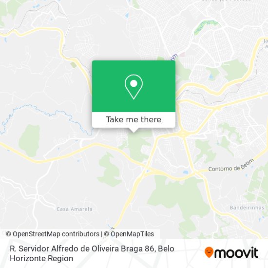 R. Servidor Alfredo de Oliveira Braga 86 map
