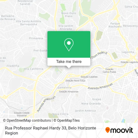 Rua Professor Raphael Hardy 33 map