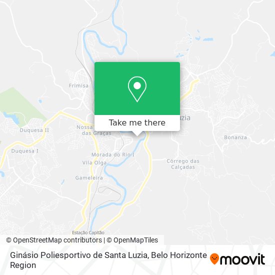 Ginásio Poliesportivo de Santa Luzia map