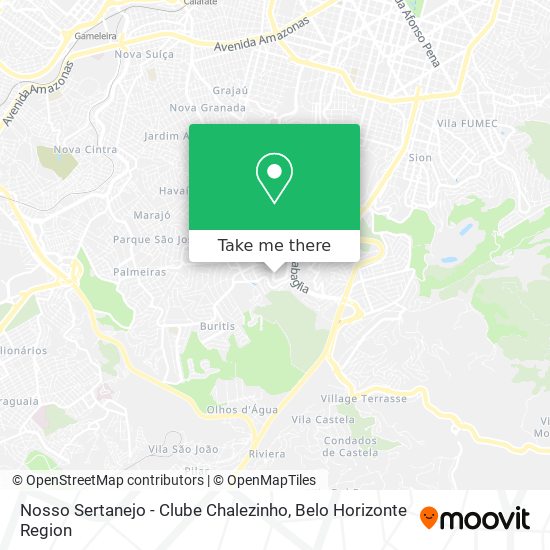 Nosso Sertanejo - Clube Chalezinho map