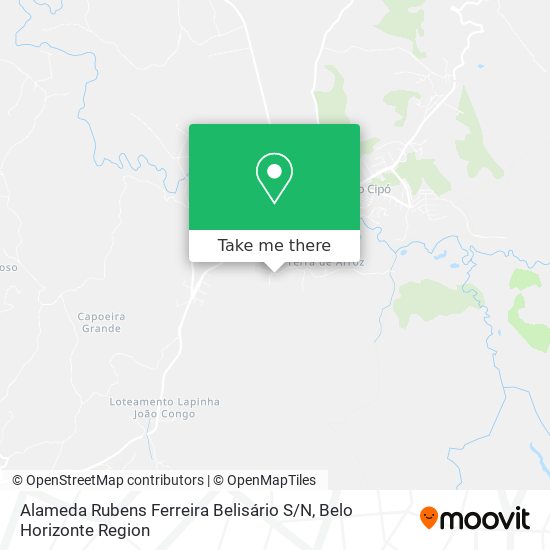 Alameda Rubens Ferreira Belisário S / N map