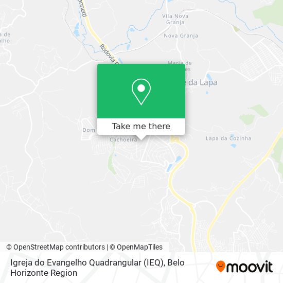 Mapa Igreja do Evangelho Quadrangular (IEQ)