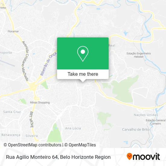 Rua Agilio Monteiro 64 map
