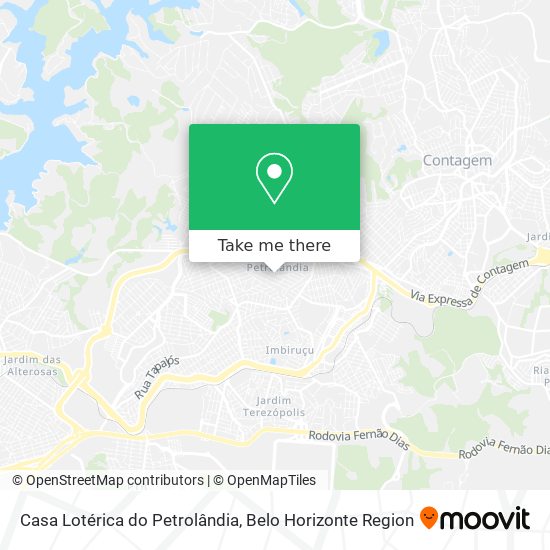 Casa Lotérica do Petrolândia map