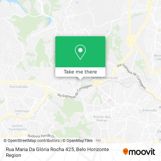 Mapa Rua Maria Da Glória Rocha 425