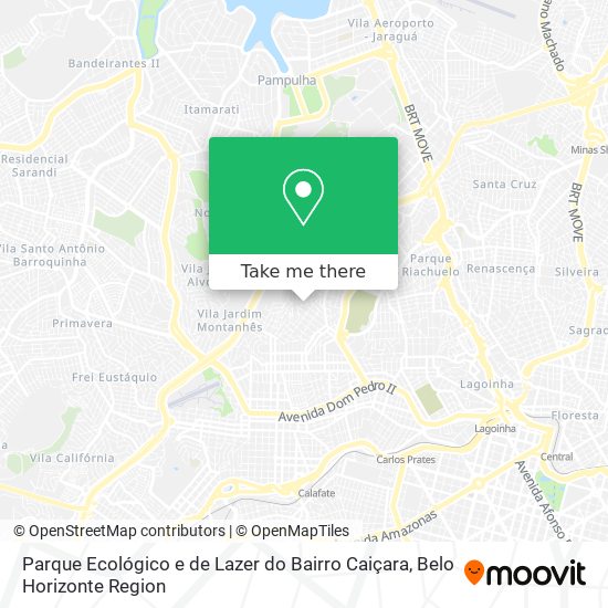 Parque Ecológico e de Lazer do Bairro Caiçara map
