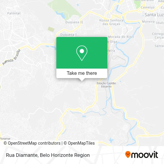 Rua Diamante map