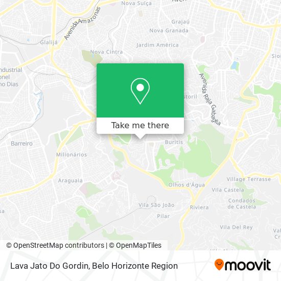 Lava Jato Do Gordin map