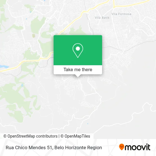 Rua Chico Mendes 51 map