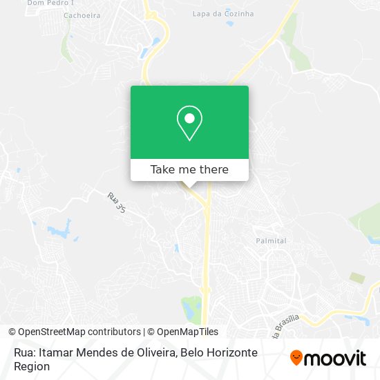 Mapa Rua: Itamar Mendes de Oliveira