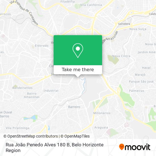 Mapa Rua João Penedo Alves 180 B