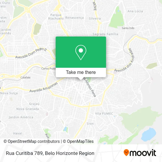 Rua Curitiba 789 map