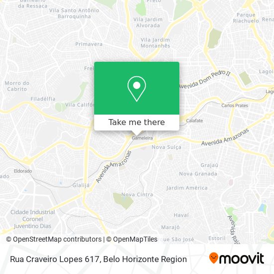 Mapa Rua Craveiro Lopes 617