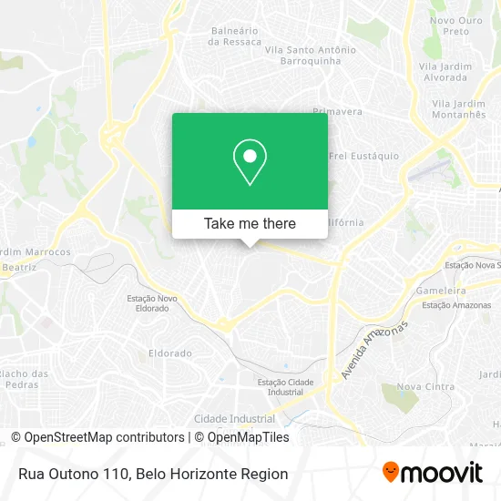 Rua Outono 110 map