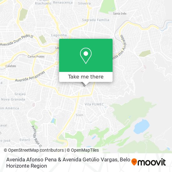 Avenida Afonso Pena & Avenida Getúlio Vargas map