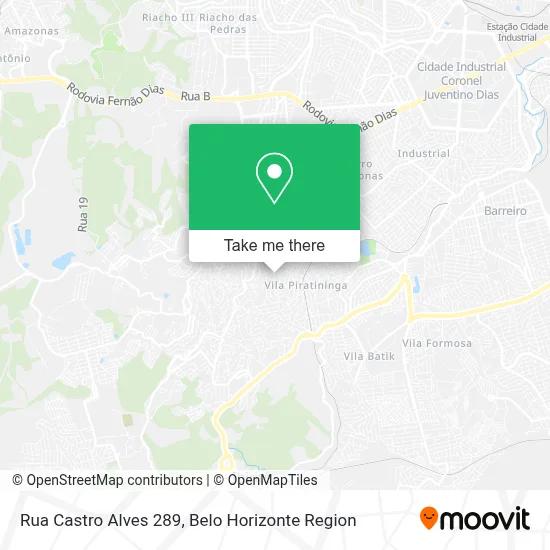 Rua Castro Alves 289 map