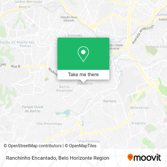 Ranchinho Encantado map