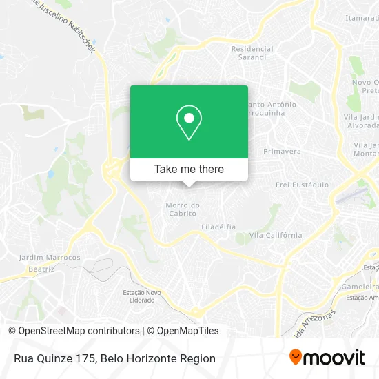 Rua Quinze 175 map