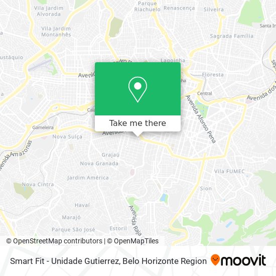 Smart Fit - Unidade Gutierrez map