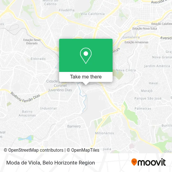 Moda de Viola map