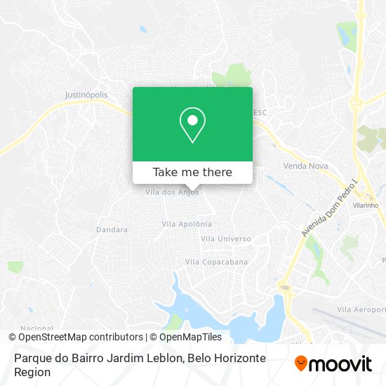 Parque do Bairro Jardim Leblon map