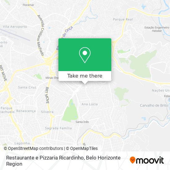 Restaurante e Pizzaria Ricardinho map