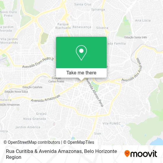 Rua Curitiba & Avenida Amazonas map