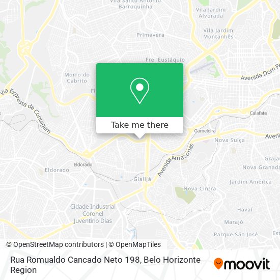 Rua Romualdo Cancado Neto 198 map