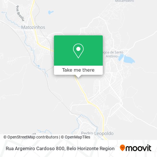 Rua Argemiro Cardoso 800 map