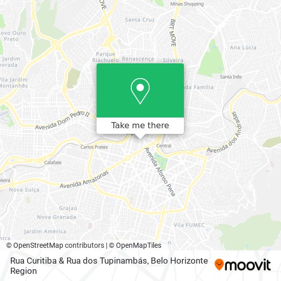 Rua Curitiba & Rua dos Tupinambás map