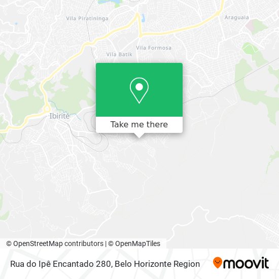 Rua do Ipê Encantado 280 map