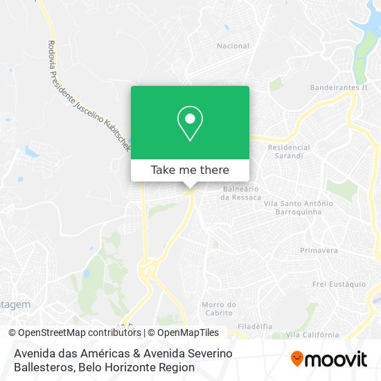 Avenida das Américas & Avenida Severino Ballesteros map
