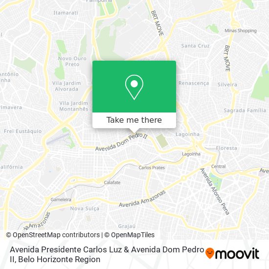 Avenida Presidente Carlos Luz & Avenida Dom Pedro II map