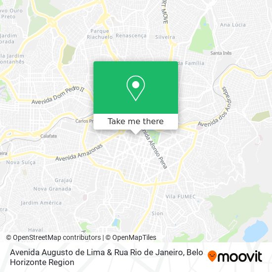 Avenida Augusto de Lima & Rua Rio de Janeiro map
