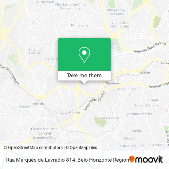 Rua Marquês de Lavradio 814 map