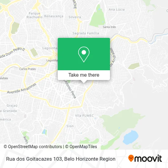 Rua dos Goitacazes 103 map