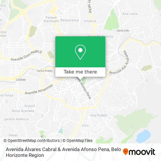 Avenida Álvares Cabral & Avenida Afonso Pena map