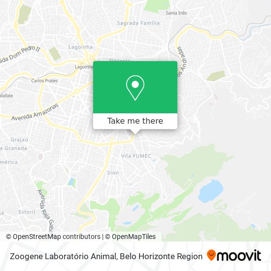 Zoogene Laboratório Animal map