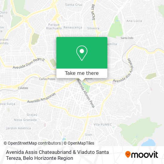 Avenida Assis Chateaubriand & Viaduto Santa Tereza map