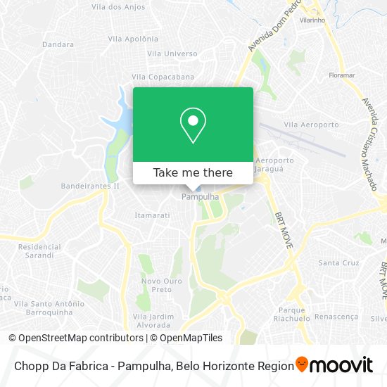 Mapa Chopp Da Fabrica - Pampulha