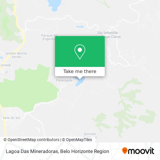 Mapa Lagoa Das Mineradoras