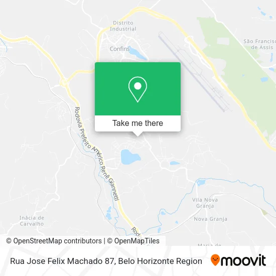 Rua Jose Felix Machado 87 map