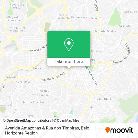 Avenida Amazonas & Rua dos Timbiras map