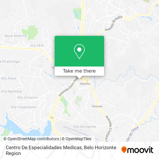 Centro De Especialidades Medicas map