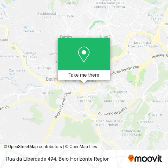 Rua da Liberdade 494 map