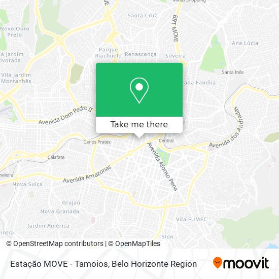 Estação MOVE - Tamoios map