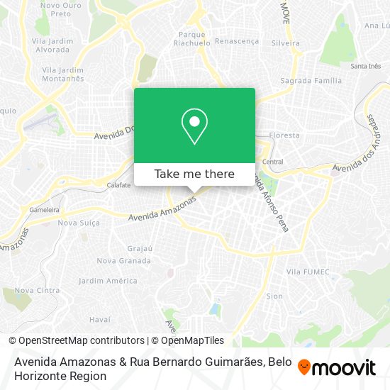 Avenida Amazonas & Rua Bernardo Guimarães map