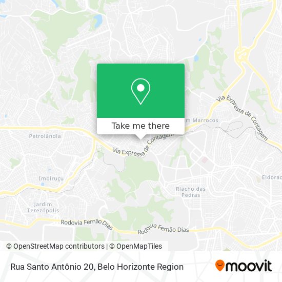 Rua Santo Antônio 20 map