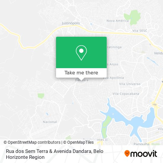 Rua dos Sem Terra & Avenida Dandara map